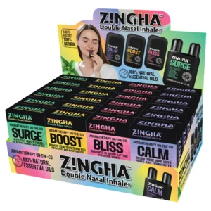 ZINGHA DOUBLE INHALER ESSENTIALS COLLECTION 24CT