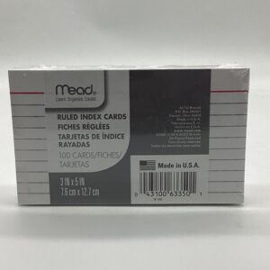INDEX CARDS 3X5 100CT