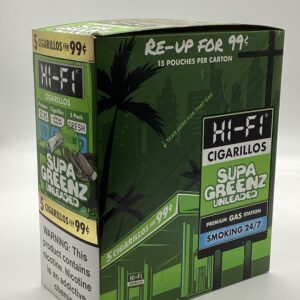 HI FI CIGARS GREENZ UNLEADED 5/.99 15CT/5PK