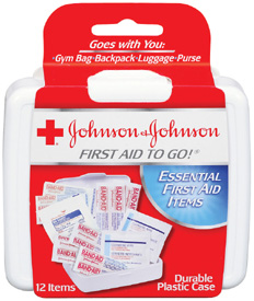 J&J FIRST AID KIT 12CT