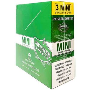 SWISHER MINIS GREEN 3 FOR 2