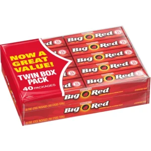 WRIGLEY BIG RED TWIN 40PK .50