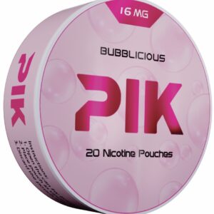 PIK NIC POUCH BUBBLICIOUS 16MG 5CT