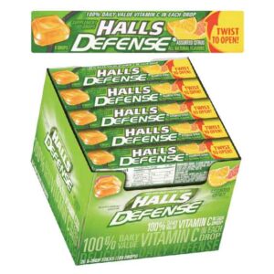 HALLS DEFENSE VIT-C CITRU 20CT