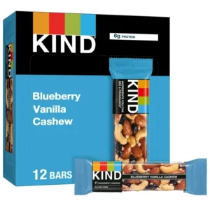 KIND BAR BLUE VANILLA CASHEW 12CT