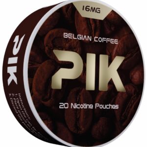 PIK NIC POUCH BELGIAN COFFEE 16MG 5CT