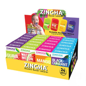 ZINGHA DOUBLE INHALER FRUIT ENERGY COLLECTION 24CT