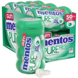 MENTOS GUM FRESH SPEARMINT 50CT 6PK