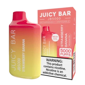 JUICY BAR 5000 STRAWBERRY BANANA 10CT