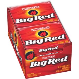 WRIGLEY SLIM BIG RED 10PK