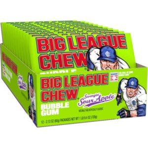 BIG LEAGUE CHEW S/APPLE 12CT