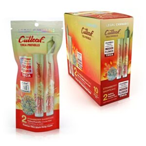 CUTLEAF THCA PREROLLS STRAW SHORCAKE 2.0G 10CT