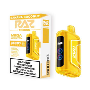 RAZ 9000 BANANA COCONUT 5CT