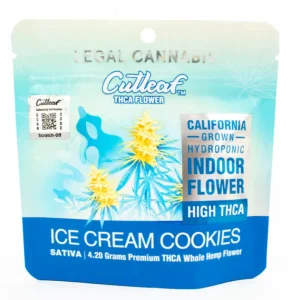 CUTLEAF THCA FLOWER ICE CREAM COOKIE 4.2G 10CT