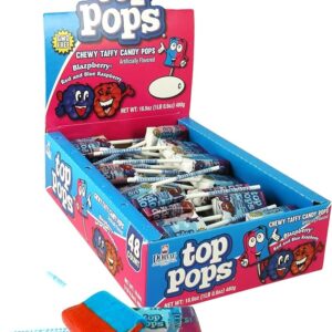 FLAT TOP POP BLUE/RASP 48CT
