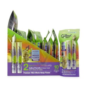 CUTLEAF THCA PREROLLS WATERMELON GELATO 2.0G 10CT