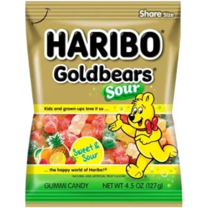 HARIBO SOUR GOLD BEARS 50Z BAG