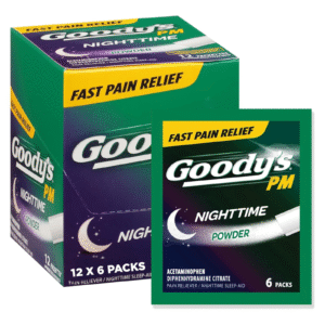 GOODY'S PM POWDER 6PK 12CT