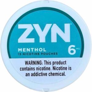 ZYN NIC PCH MENTHOL 6MG 5CT