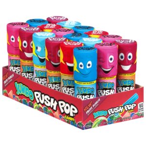 PUSH POP JUMBO CANDY 18CT