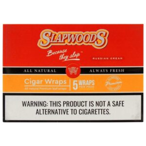 SLAPWOODS RUSSIAN CREAM WRAPS 10/5PK PP $6.99
