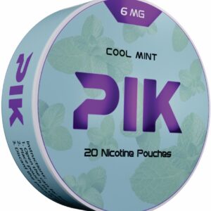 PIK NIC POUCH COOL MINT 6MG 5CT