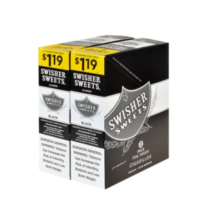 SWISHER 2/1.19 BLACK 30CT