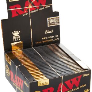 RAW KING SIZE SLIM BLACK 50CT