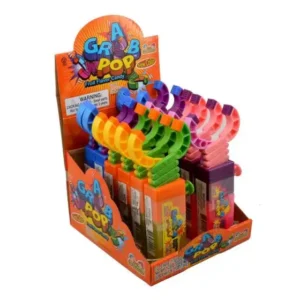 GRAB POP FRUIT FLAV CANDY 12CT