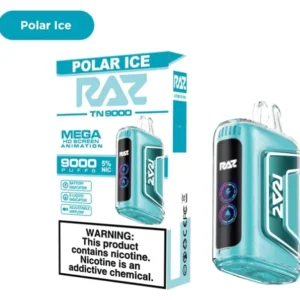 RAZ 9000 POLAR ICE 5CT