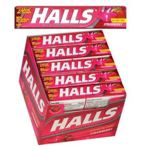 HALLS STRAWBERRY 20CT