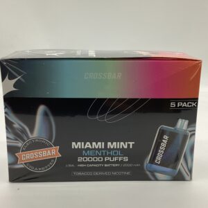 CROSSBAR 20K MIAMI MINT MENTHOL 5CT