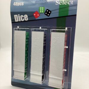 CARDED DICE COLOR  24 CT