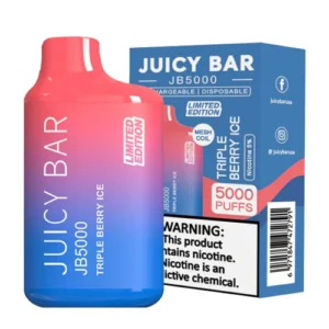 JUICY BAR 5000 TRIPLE BERRY 10CT