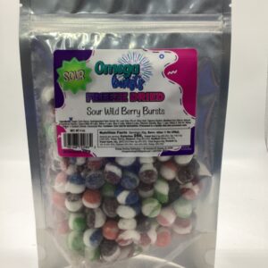 OMEGA FD SOUR WILD BERRY BURSTS BAG