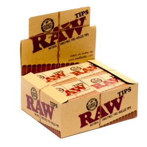 RAW PRE-ROLLED TIPS 20CT
