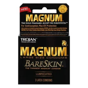 TROJAN MAGNUM BARESKIN 3PK