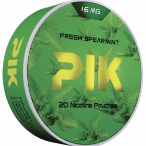 PIK NIC POUCH FRESH SPEARMINT 16MG 5CT