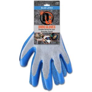 GLOVES BLUE LATEX PALM