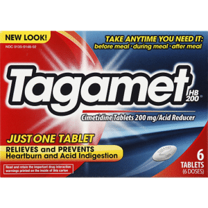 TAGAMET TABLETS 6CT