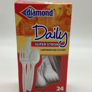 CUTLERY HS WHITE ASST 24CT