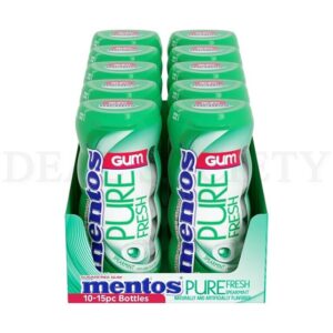 MENTOS GUM PURE SPEARMINT 10CT