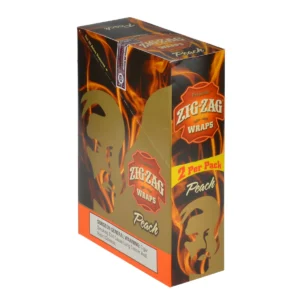 ZIG ZAG PEACH FRENZY 2PK 25CT