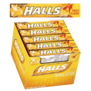 HALLS HONEY LEMON 20CT