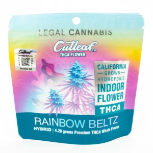 CUTLEAF THCA FLOWER RAINBOW BELTZ 4.2G 10CT