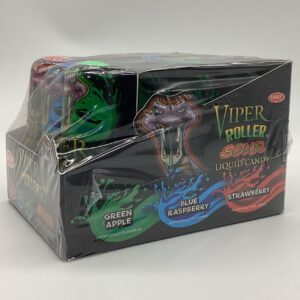 VIPER VENOM SOUR ROLLER LIQ CANDY 12CT